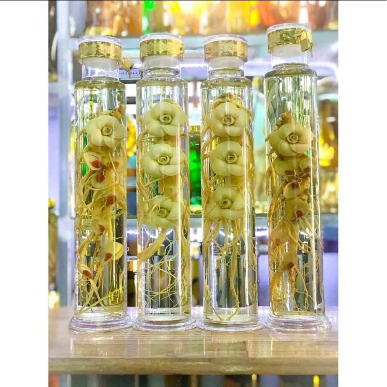 Bình Ngâm rượυ Thủy Tinh Ngâm Sâm (1 Lít, 1.5 Lít, 2.5 Lít) Có Khóa