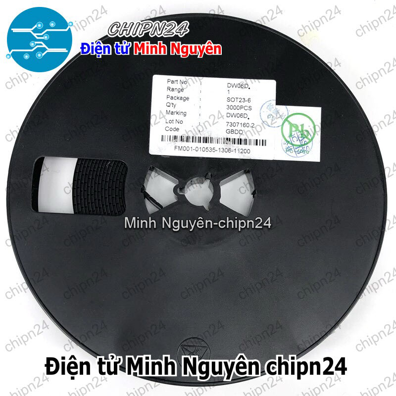 [2 con] (SOP) IC Dán DW06 SOT23-6 Hàng Tốt (SMD) (DW06D) - HH006181