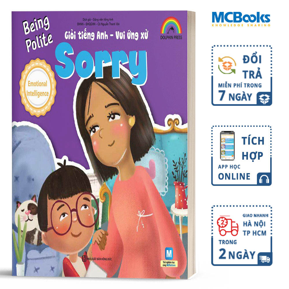 Sách - Giỏi Tiếng Anh - Vui Ứng Xử Sorry - MCBooks