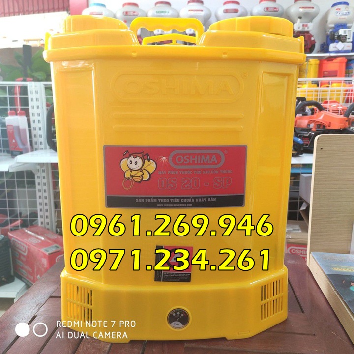 Bình xịt điện Oshima OS20 - Bình xịt 20L đeo lưng