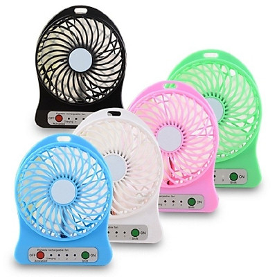 Quạt Tích Điện Mini 3 Chế Độ Pin Sạc