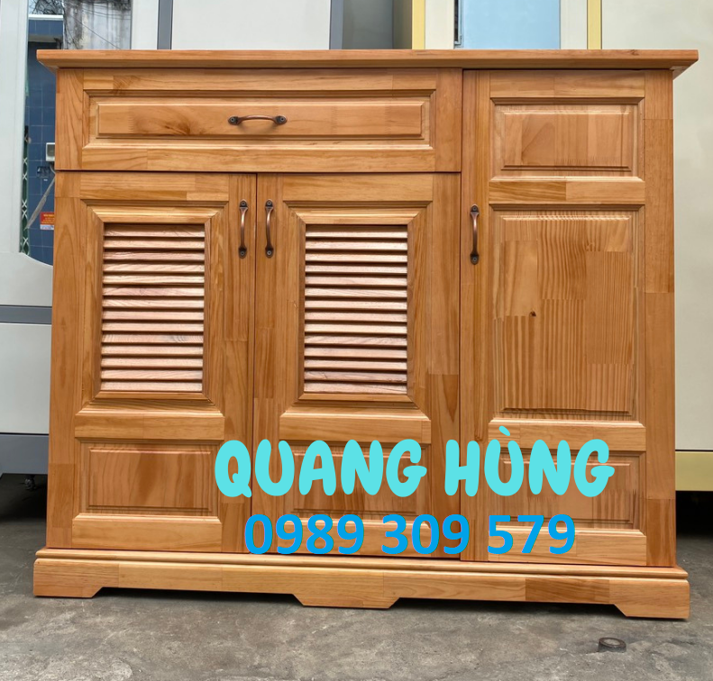 TỦ GIÀY DÉP GỖ TỰ NHIÊN CAO CẤP HCM