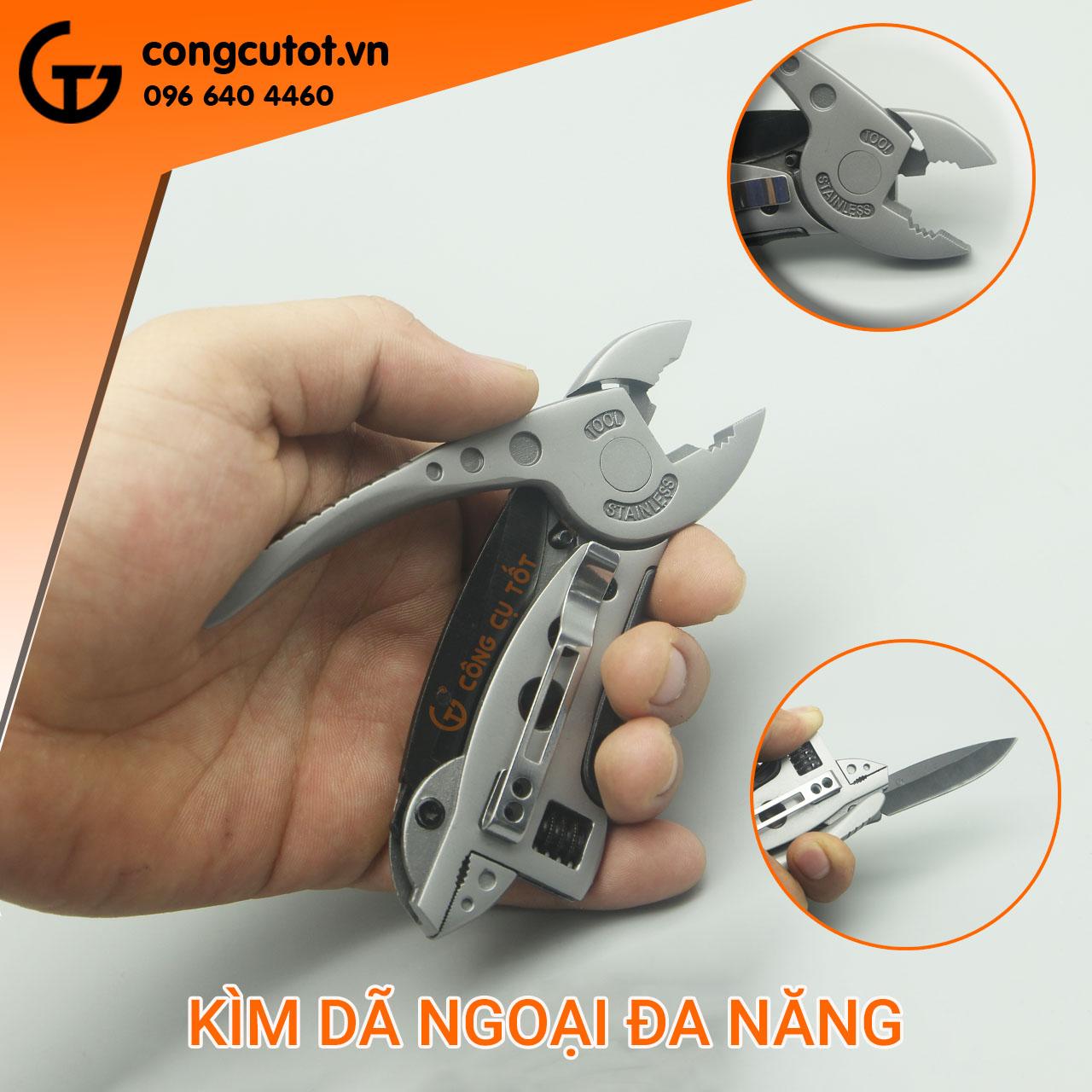 Kìm mỏ lết đa năng GT1430