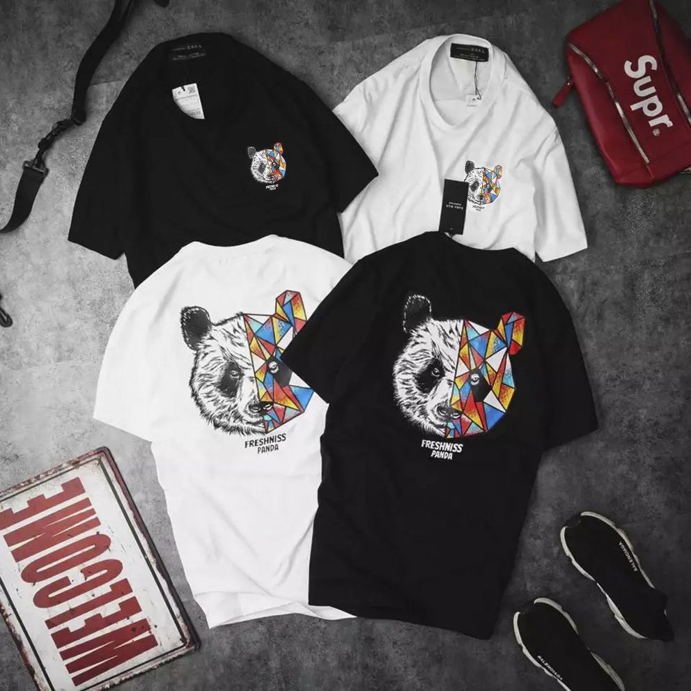 [HCM]Áo thun TAY NGẮN Gấu 3D (TAY LỠ IB)