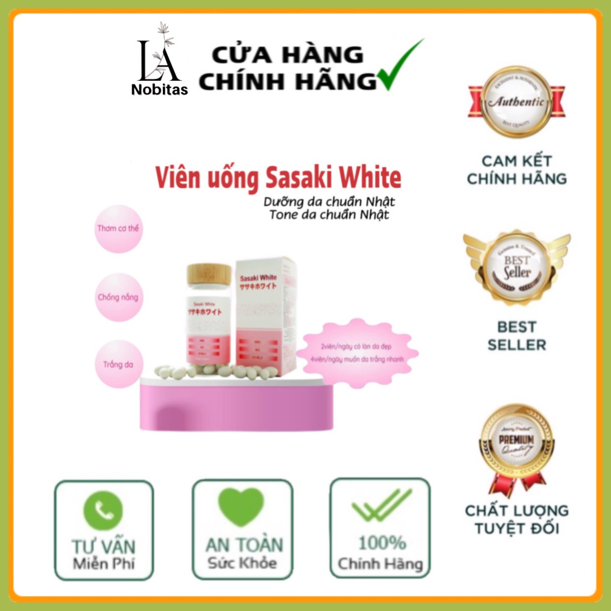 Viên Uống Sasaki White Nhật Bản