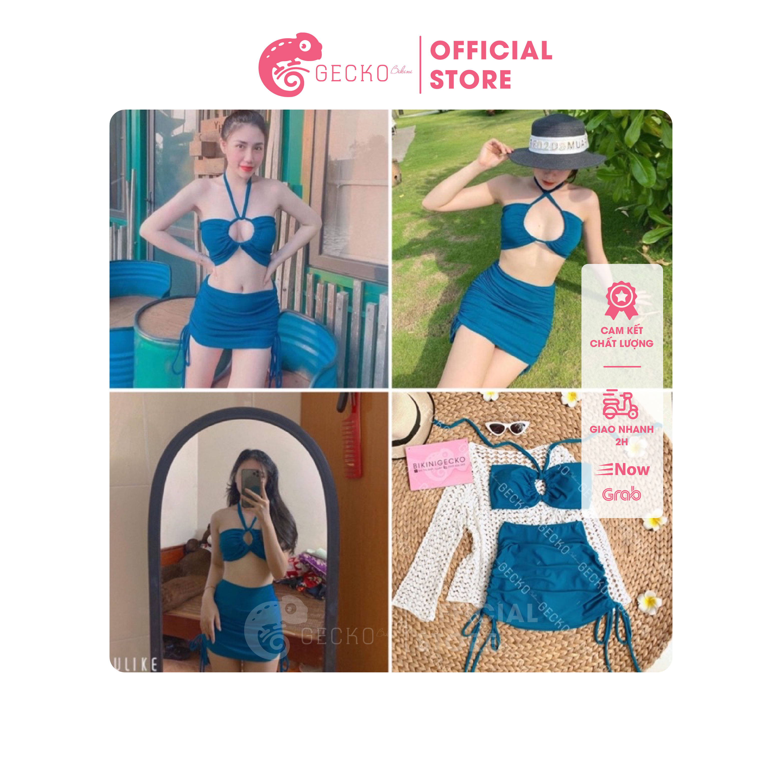 [HCM]Bikini 2 mảnh quần váy kín đáo(video và ảnh thật)