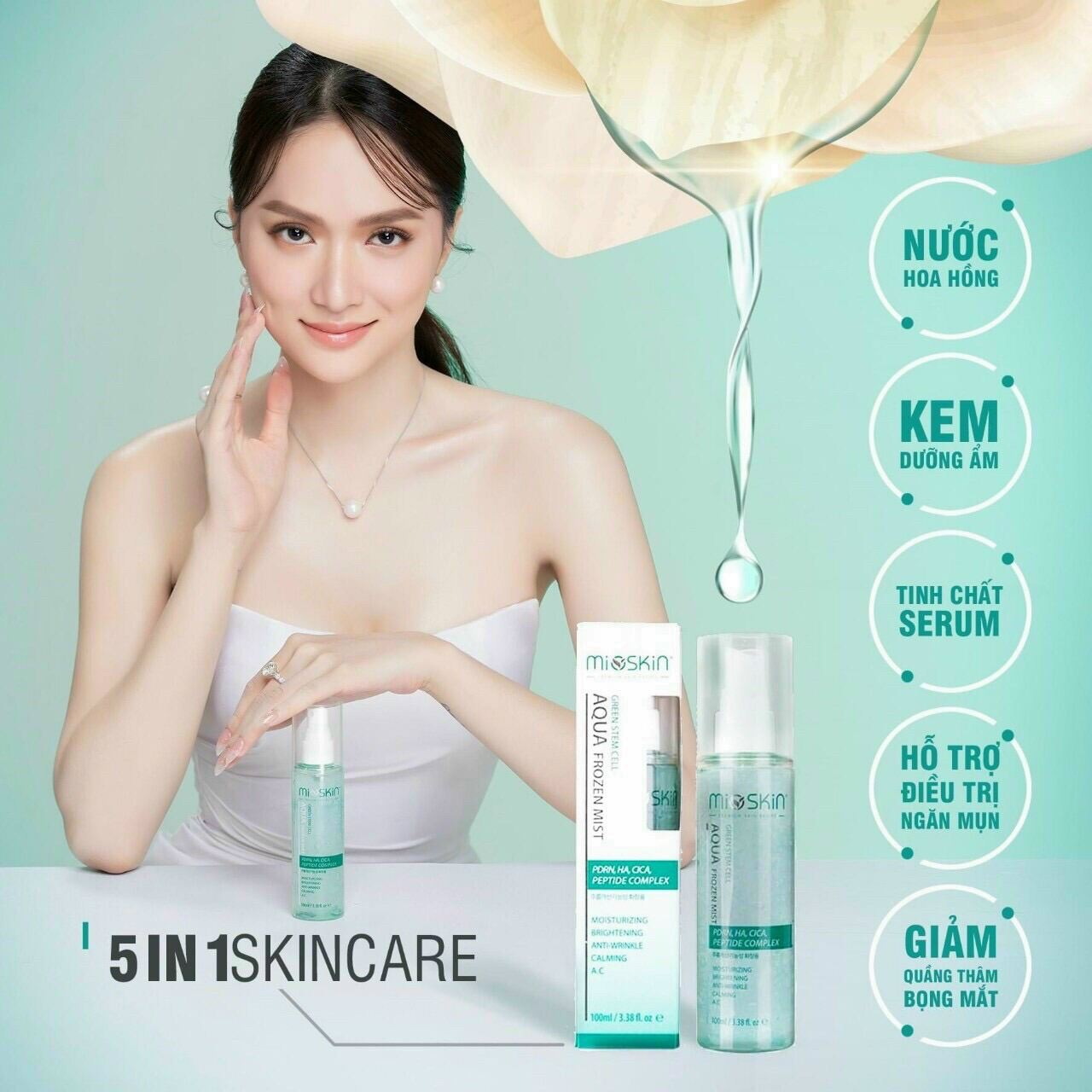 [HCM]Xịt Khoáng Tế Bào Gốc Mioskin Plus dung tích 100ml