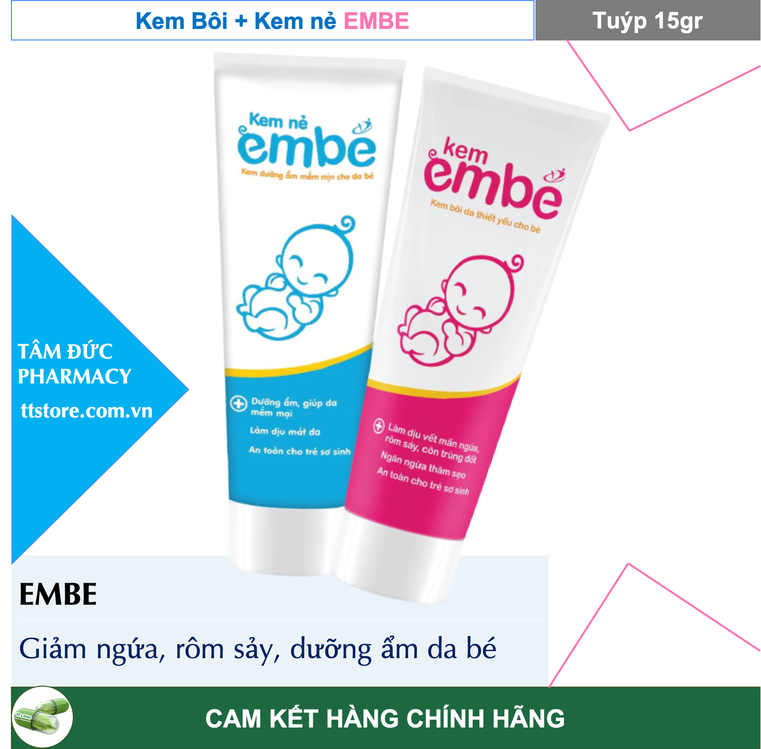 Kem Em Bé 20g - Kem Nẻ Em Bé 15g