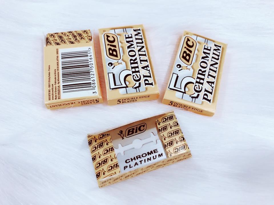 Set 3 hộp lưỡi lam trắng,bền và tiện dụng.