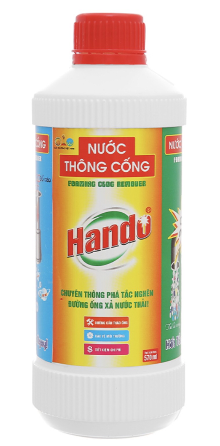 Nước thông cống Hando 570ml Nội địa