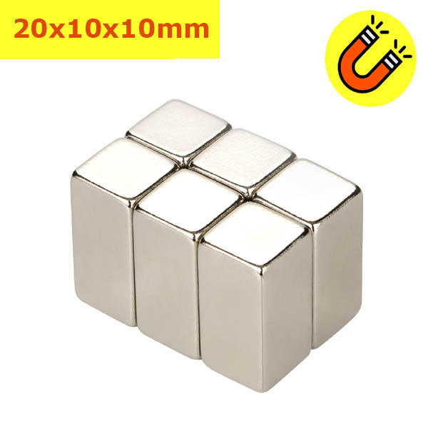 Nam châm chữ nhật 20x10x10mm ( SIÊU HÚT)