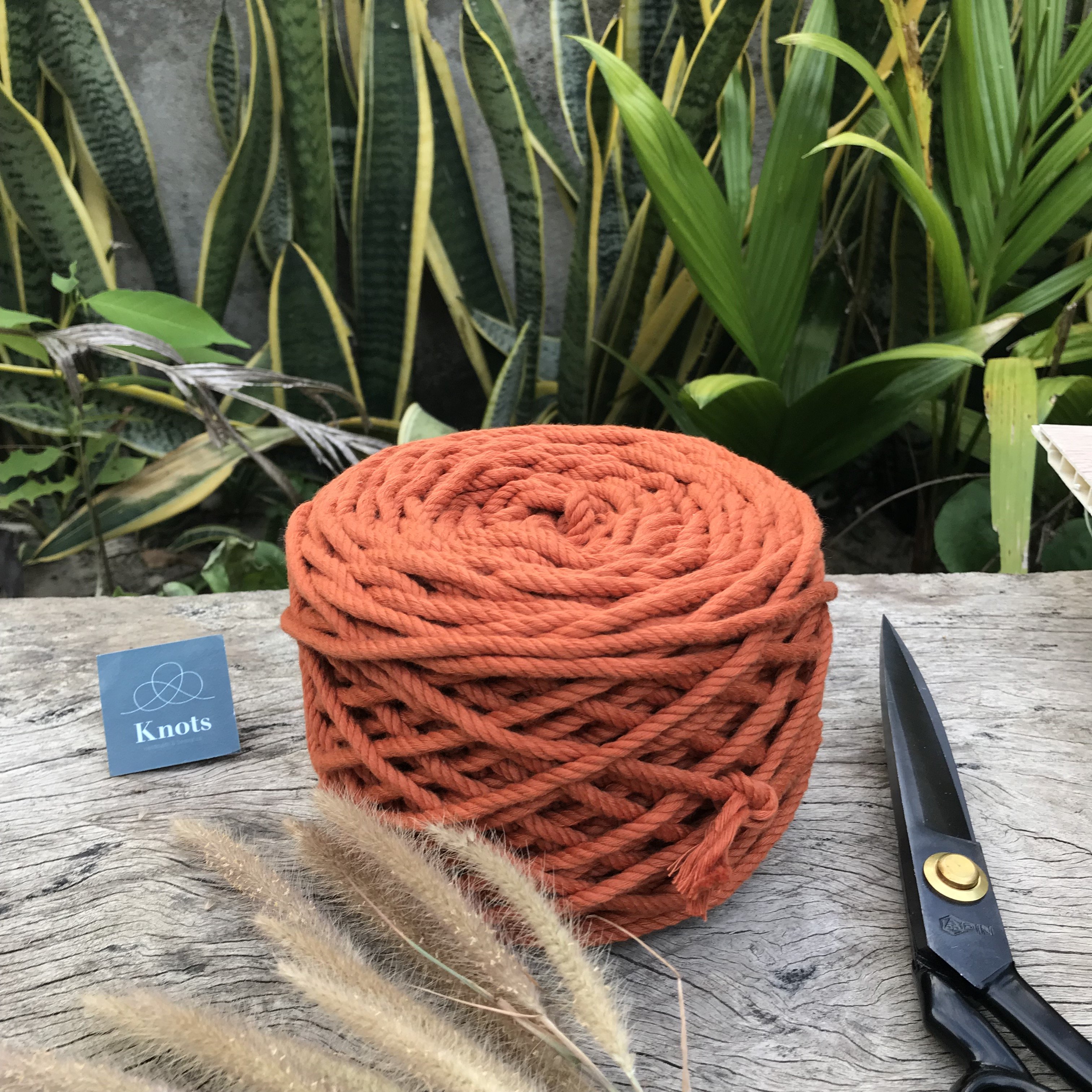1kg dây thừng Macrame màu, size 3,5mm, 5mm