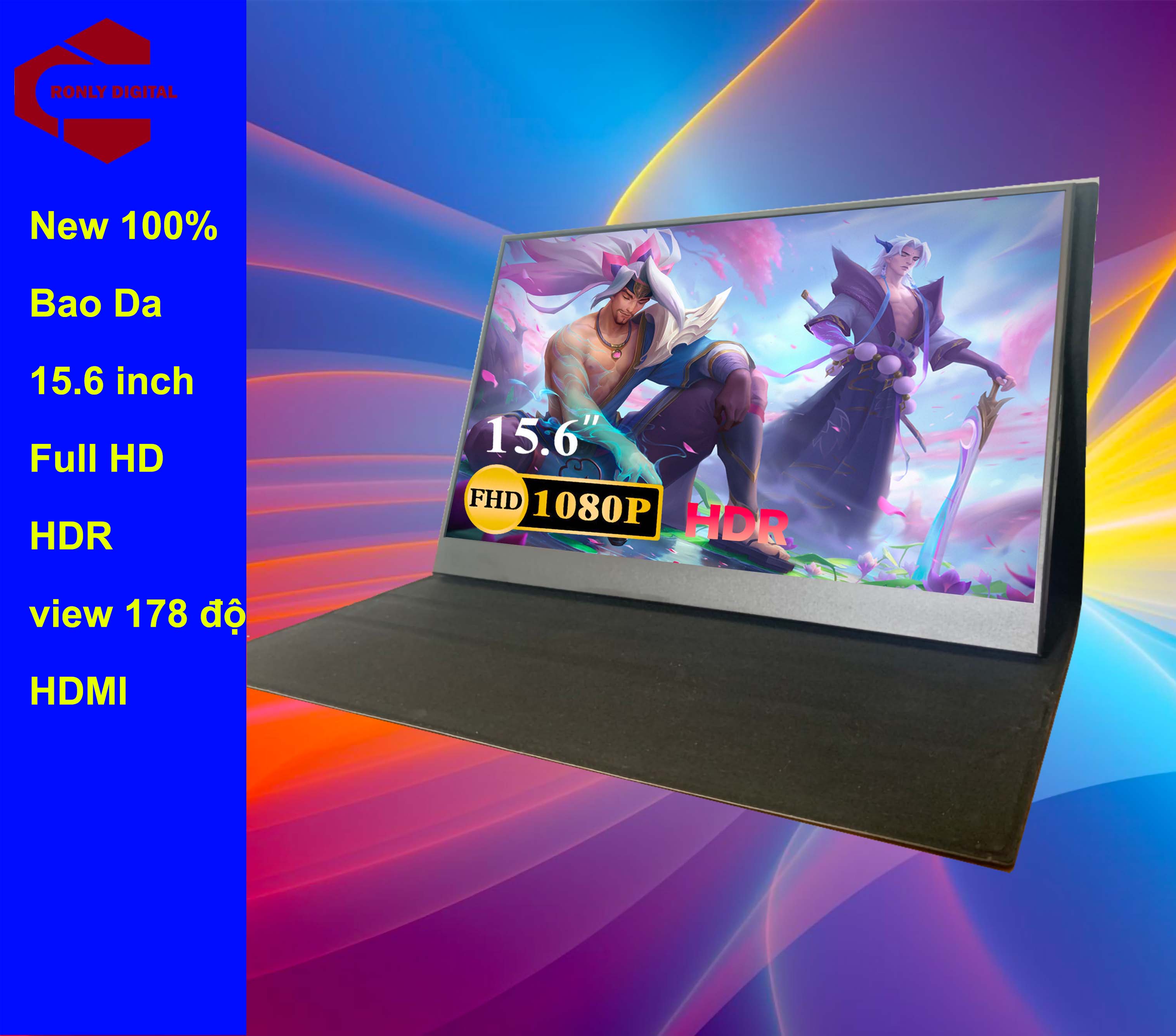 Màn hình di động 15.6 inch, Full HD, Chuẩn EU, kết nối HDMI TYPE C, HDR mới 100%, man hinh di dong 15 inch, màn hình mở rộng 15.6 inch, màn hình di động 15,6 inch, màn hình vi tính di động, extend screen 15.6 inch