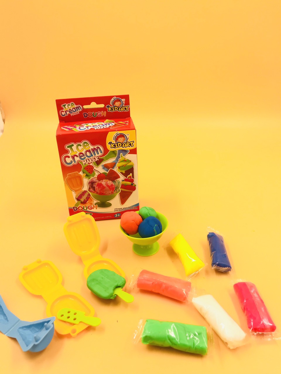 Bột nặn dough 6 màu ICE CREA