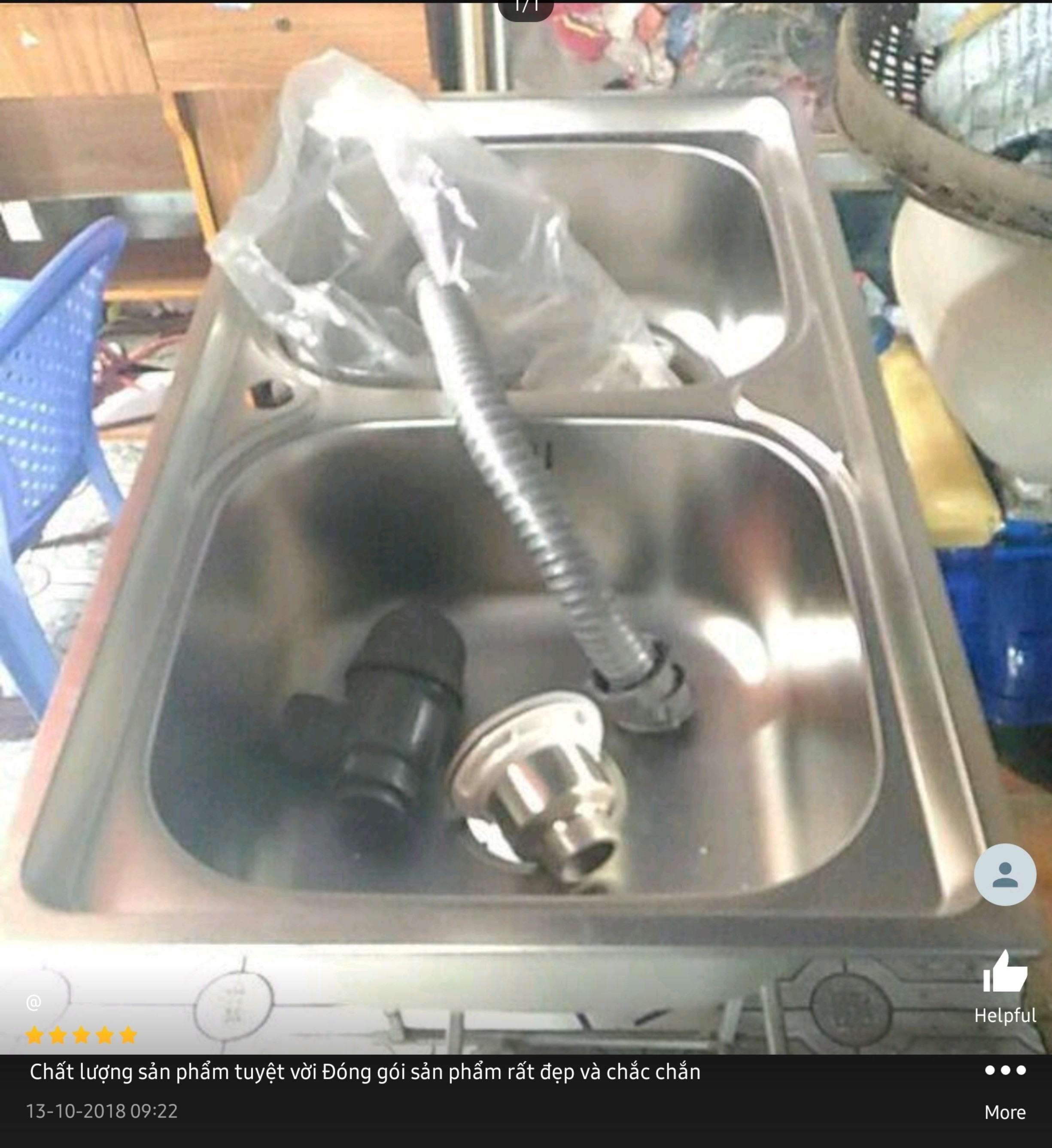 Chậu rửa chén,bồn rửa chén hai ngăn inox