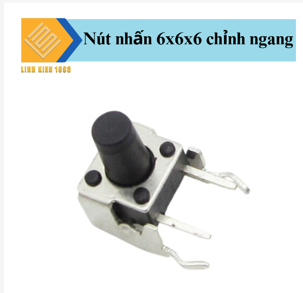 Nút chình ngang 6,6x7,3mm nhấn nhã