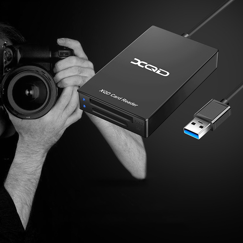 Type C USB 3.0 SD XQD Memory Card Reader Transfer for Sony M/G Series for OS Windows Computer