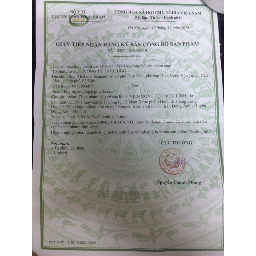 TINH DẦU THẢO DƯỢC MỘC LINH- XỊT TÓC