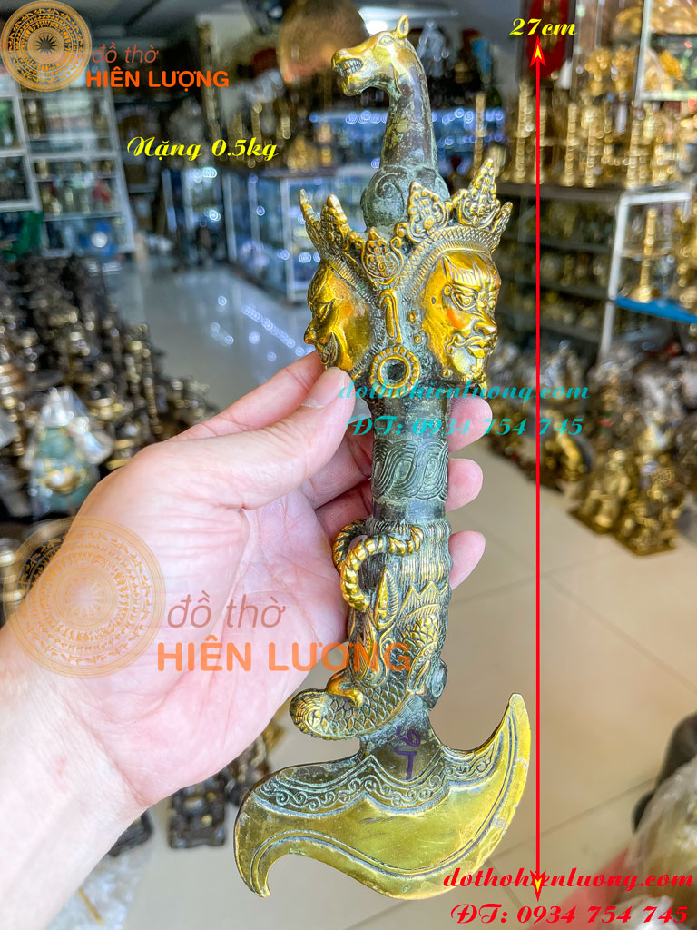 Ax Diamond copper-French Air U n-long 27cm-heavy 0.5kg