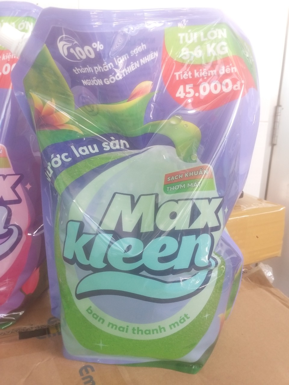 Nước lau sàn MaxKleen 3,6kg thơm mát sạch khuẩn