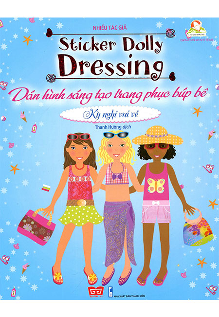 Sách - Sticker Dolly Dressing - Dán Hình Sáng Tạo Trang Phục Búp Bê - Kỳ Nghỉ Vui Vẻ (Tái bản năm 2019) - Phương Nam Book