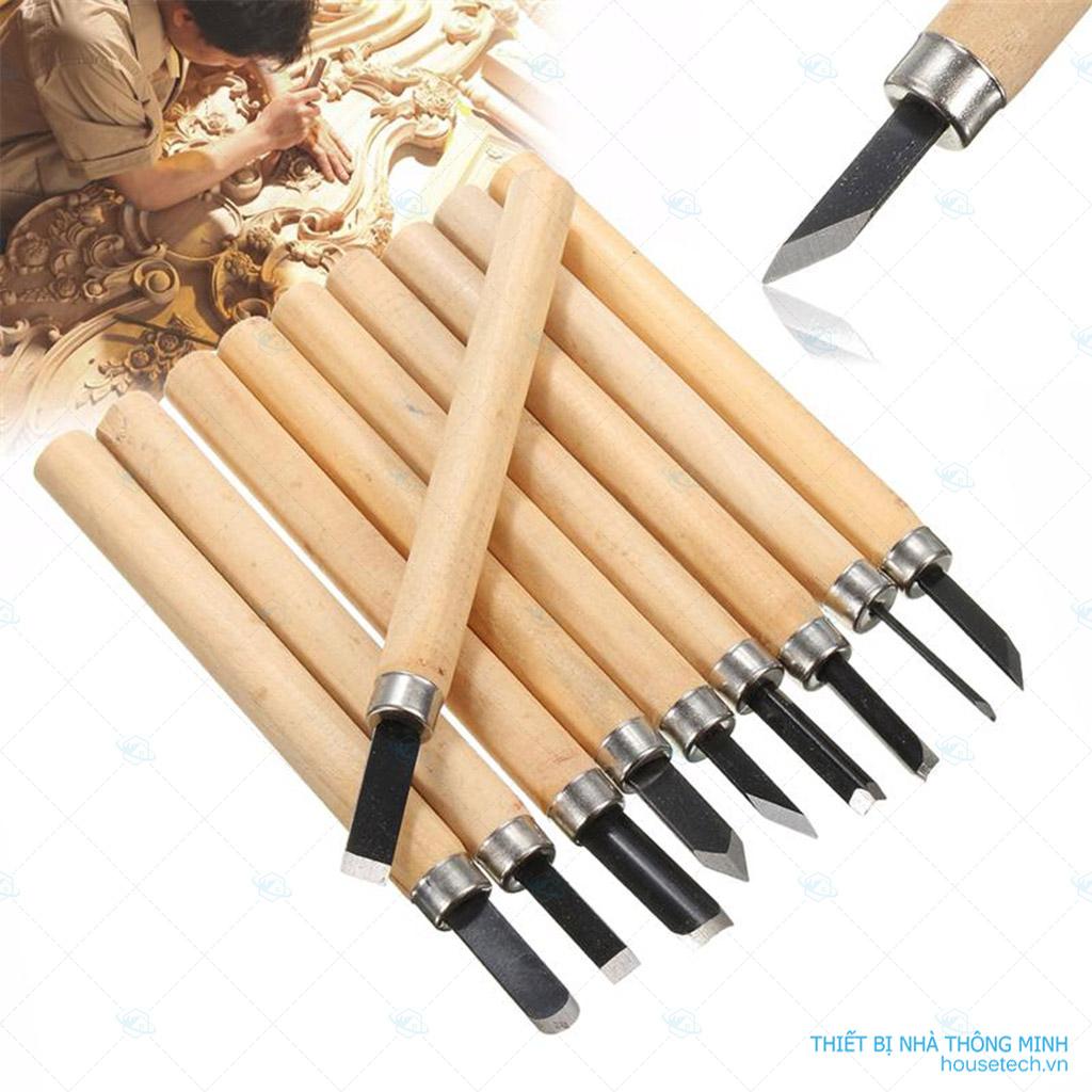 bộ 10 dụng cụ khắc chạm trổ