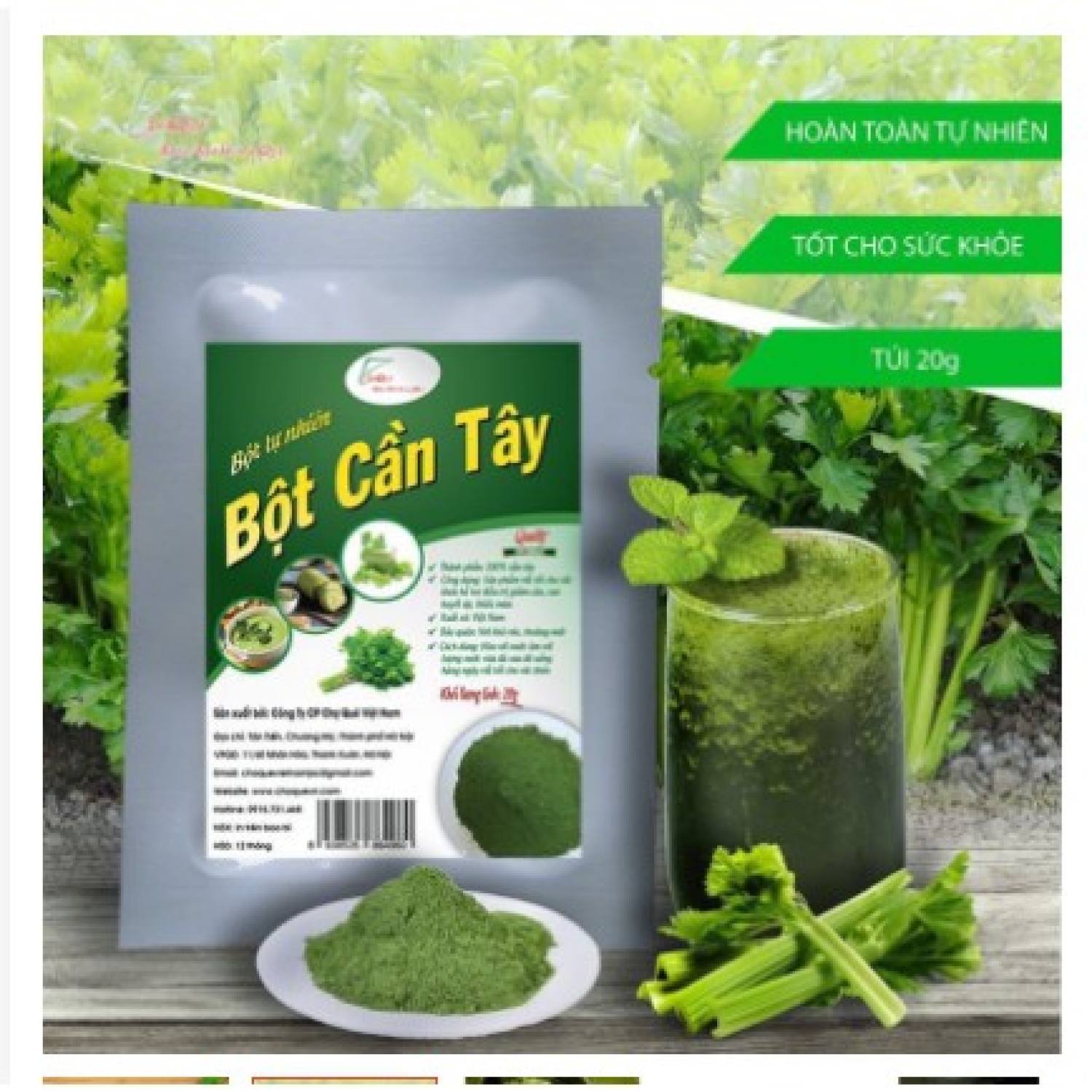 1KG BỘT CẦN TÂY NGUYÊN CHẤT SẤY LẠNH HANDMADE