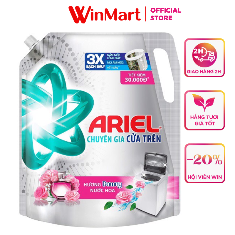 [Siêu thị WinMart] - Nước giặt Ariel hương Downy túi  1.8kg