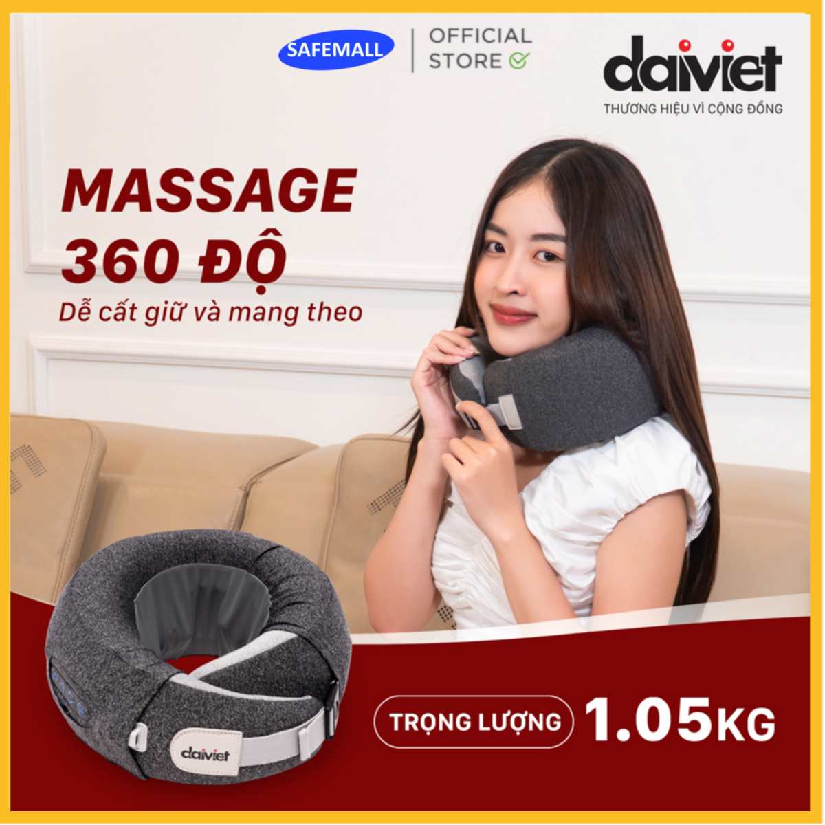 Dvmg-00001 antique massage machine thermal heating roller 3-intensity massage 12 months warranty-authentic safemall/safety Mart official