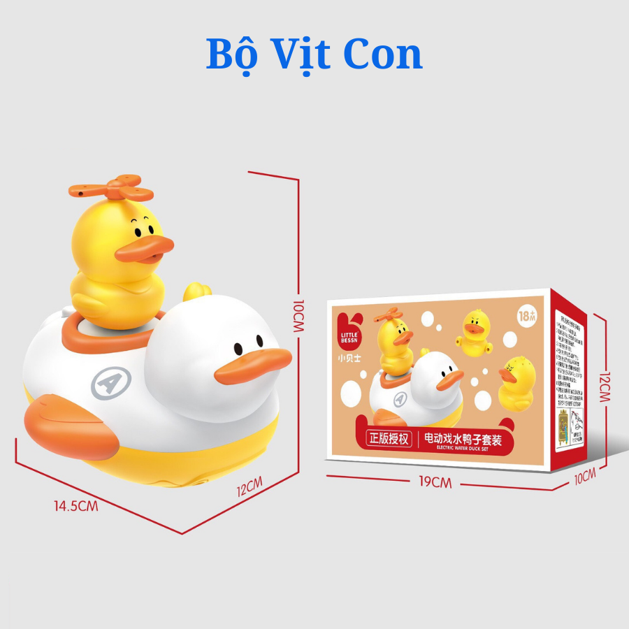 Đồ Chơi Vịt Phun Nước, Đồ Chơi Nhà Tắm Cho Bé, Đồ Chơi Cho Bé