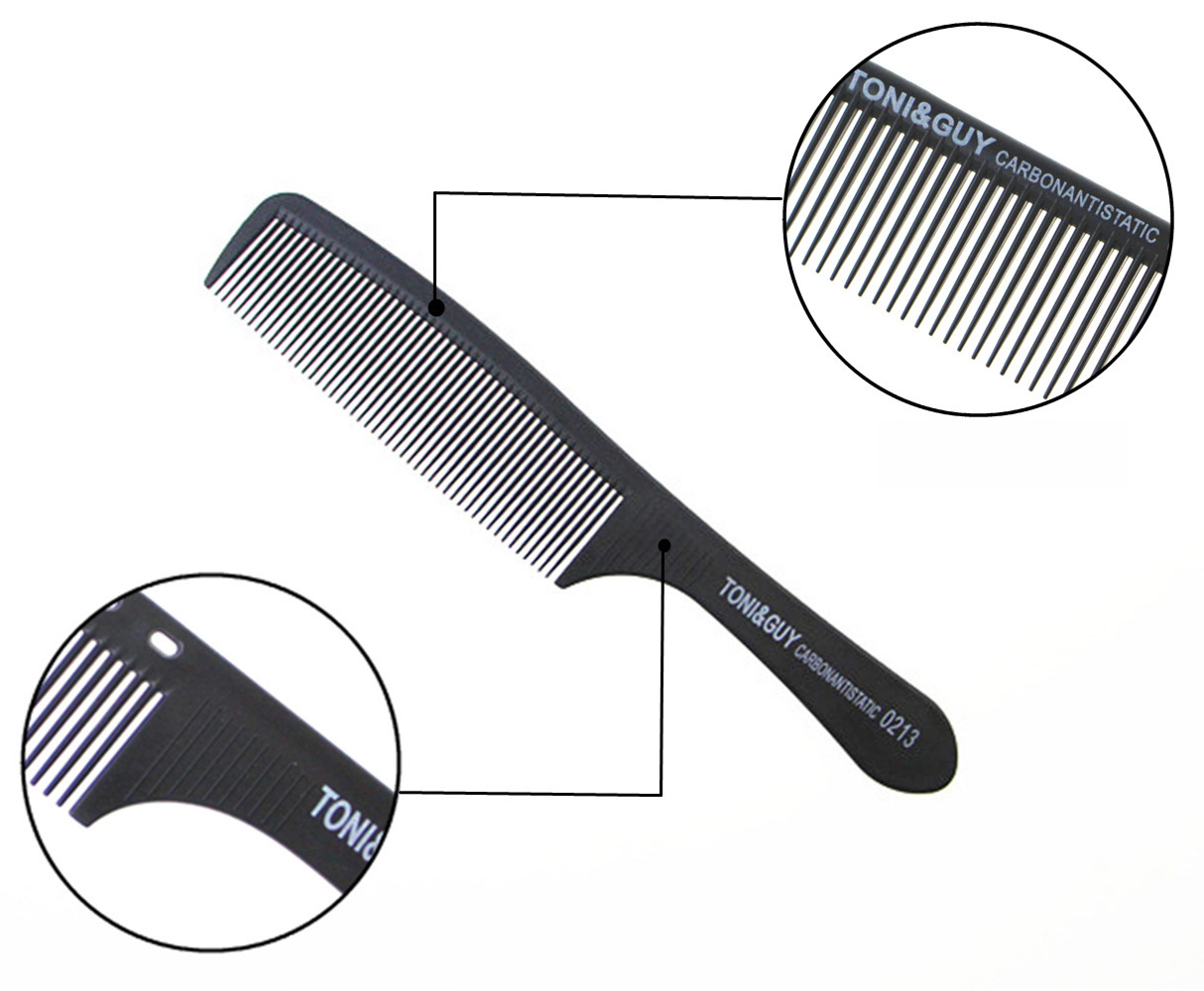 Lược chải tóc tạo kiểu tóc màu đen - TICKMUA - LD033