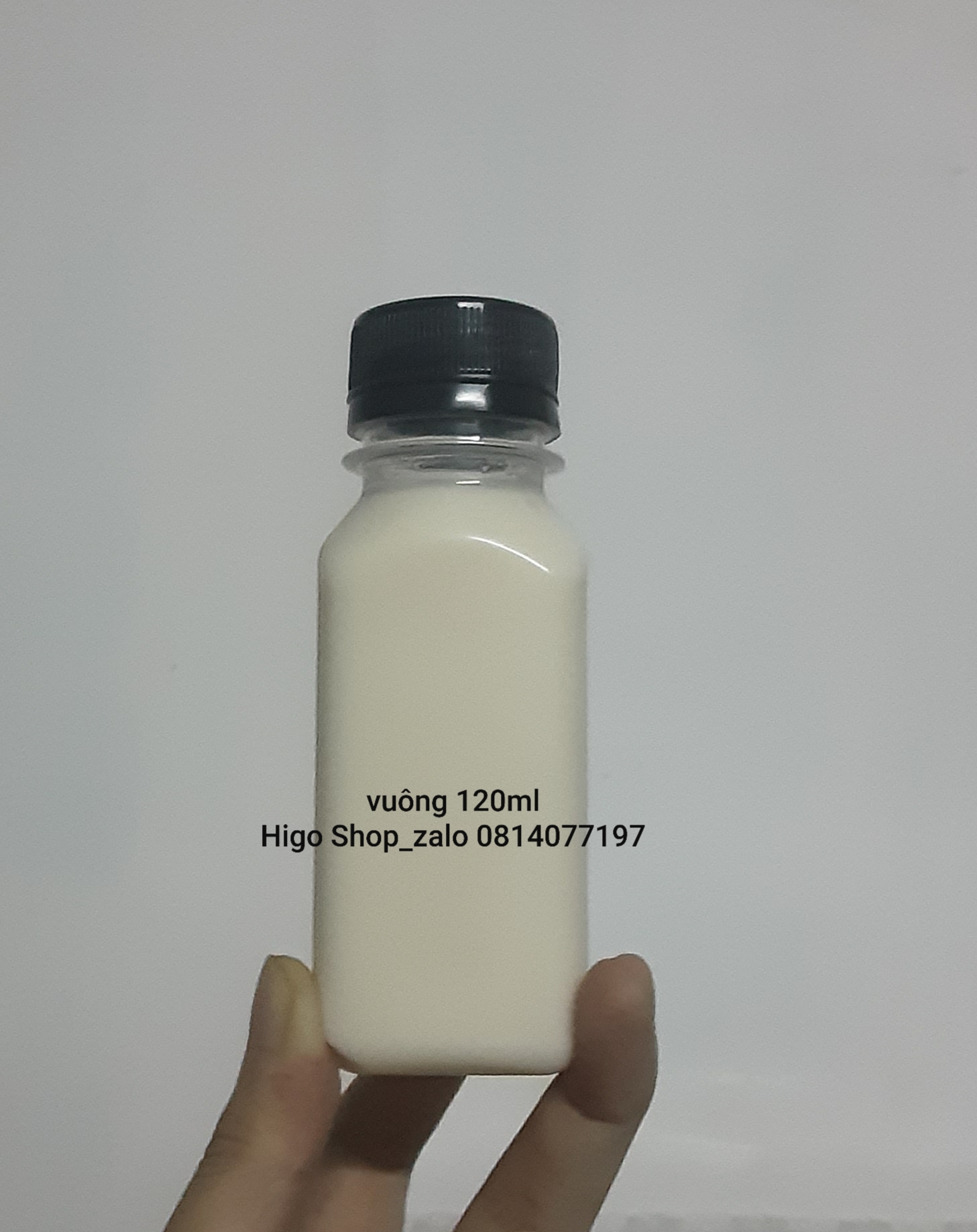 100 Chai Nhựa PET Tròn/Vuông 120ml