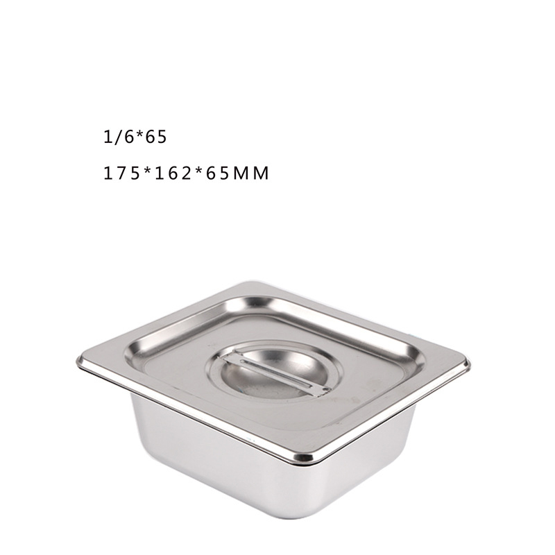 [HCM]Khay Inox Đựng Topping 1/6 (V2)