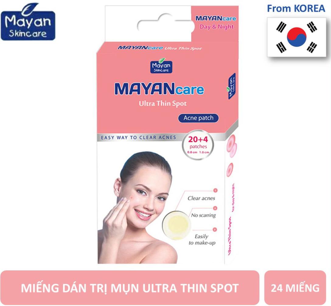 Miếng dán mụn cấp tốc Hàn Quốc, Mayan Care Ultra thin spot