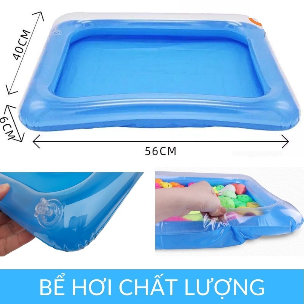 Đồ Chơi Bộ Câu Cá Nam Châm Kèm Bể Phao Cho Bé