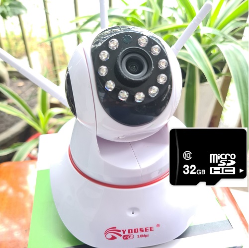 CAMERA IP WIFI YOOSEE 3 RÂU GG New 2021 - XOAY 360 ĐỘ - ĐÀM THOẠI 2 CHIỀU