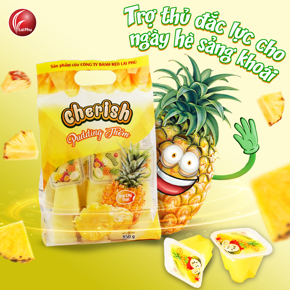 Thạch Pudding Cherish Vị Thơm 405G