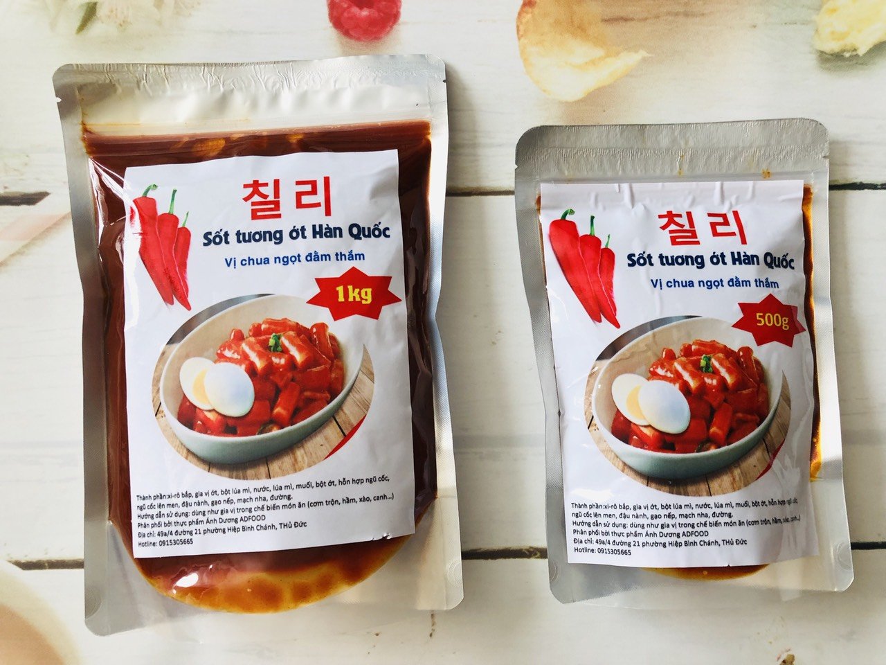 1kg sốt tương ớt+100g ớt bột hàn quốc