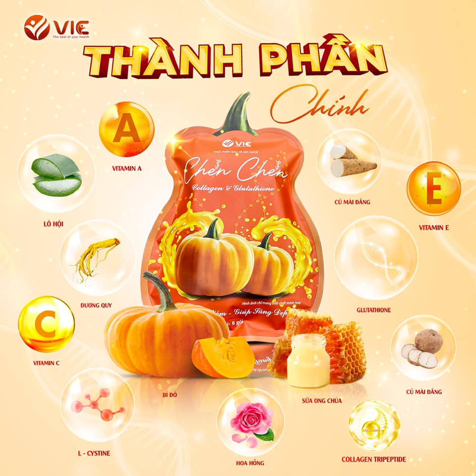 THẠCH BÍ ĐỎ CHEN CHEN túi 8 gói