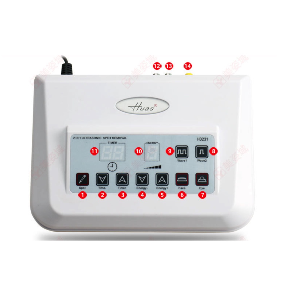 Máy 2In 1 Hút Chì Thải Độc Tố Huas , Đốt Nốt Ruồi