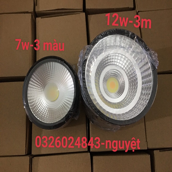 Đèn bơ, đèn lon 7w đổi mầu 3 chế độ - Bơ 7w