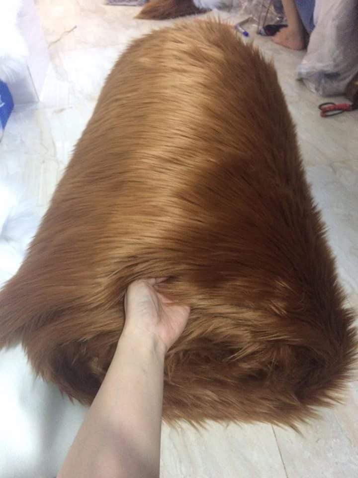 Thảm lông trải bàn trang điểm - Thảm lông chụp ảnh sản phẩm
