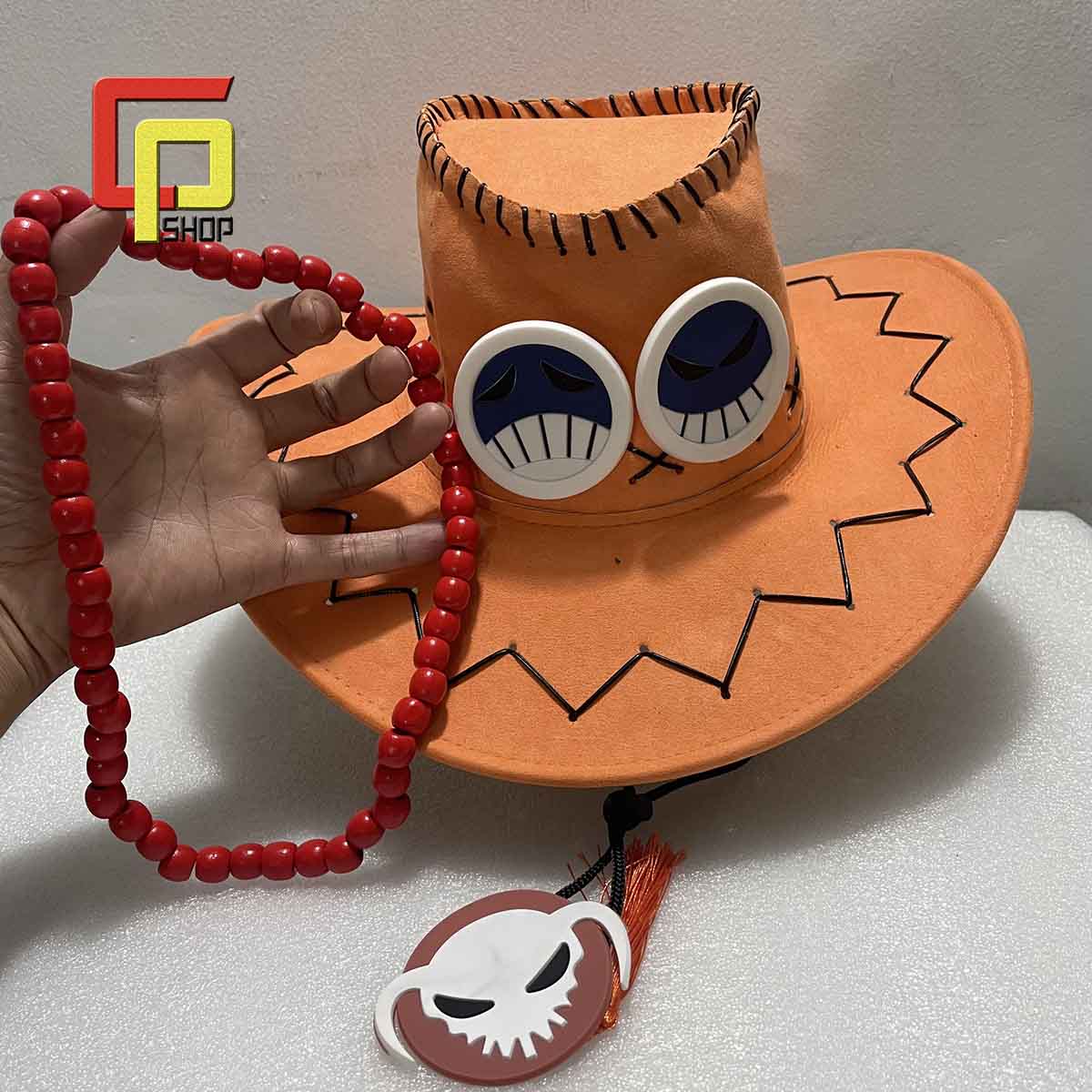 Mũ nón Cosplay Ace - Nón cosplay Ace - Cosplay One Piece - nón ace - mũ ace