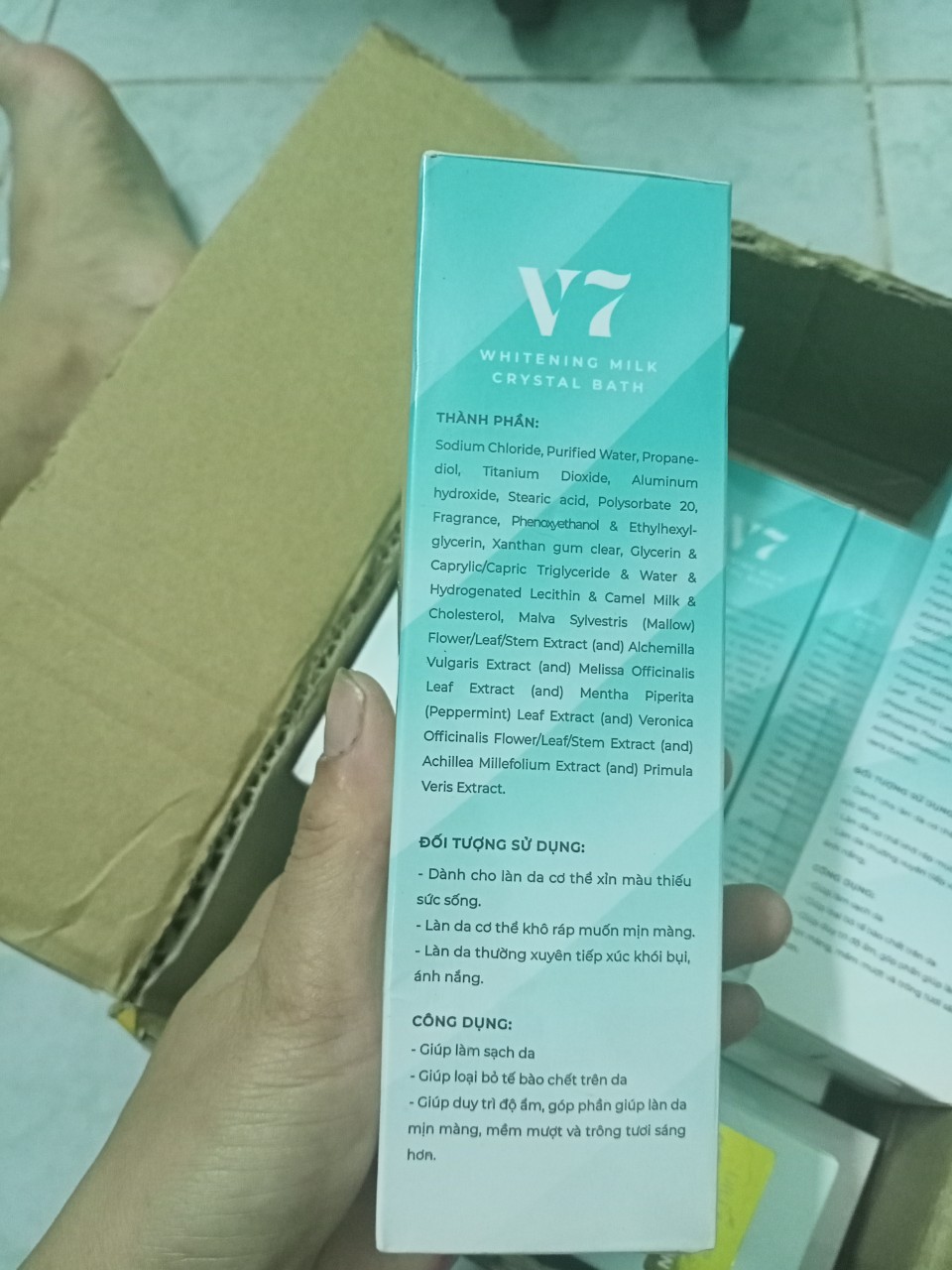 [Mẫu mới] [Xả kho ]Tắm trắng khô V7 Lamer Dr Lacir
