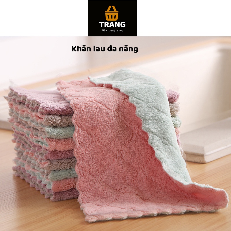 Combo 10 Khăn lau bếp siêu thấm đa năng 2 mặt