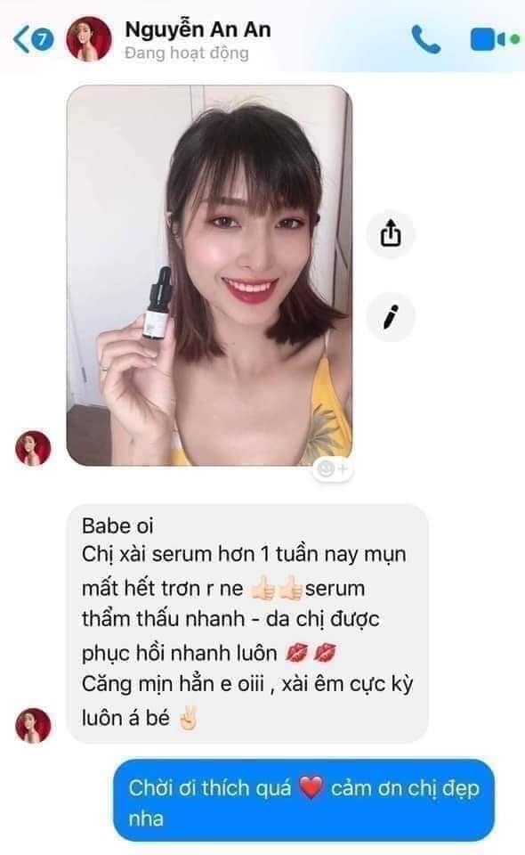 [mẫu mới 2021] Serum Mụn Dưỡng Trắng Da Lumos Acne Cao Cấp