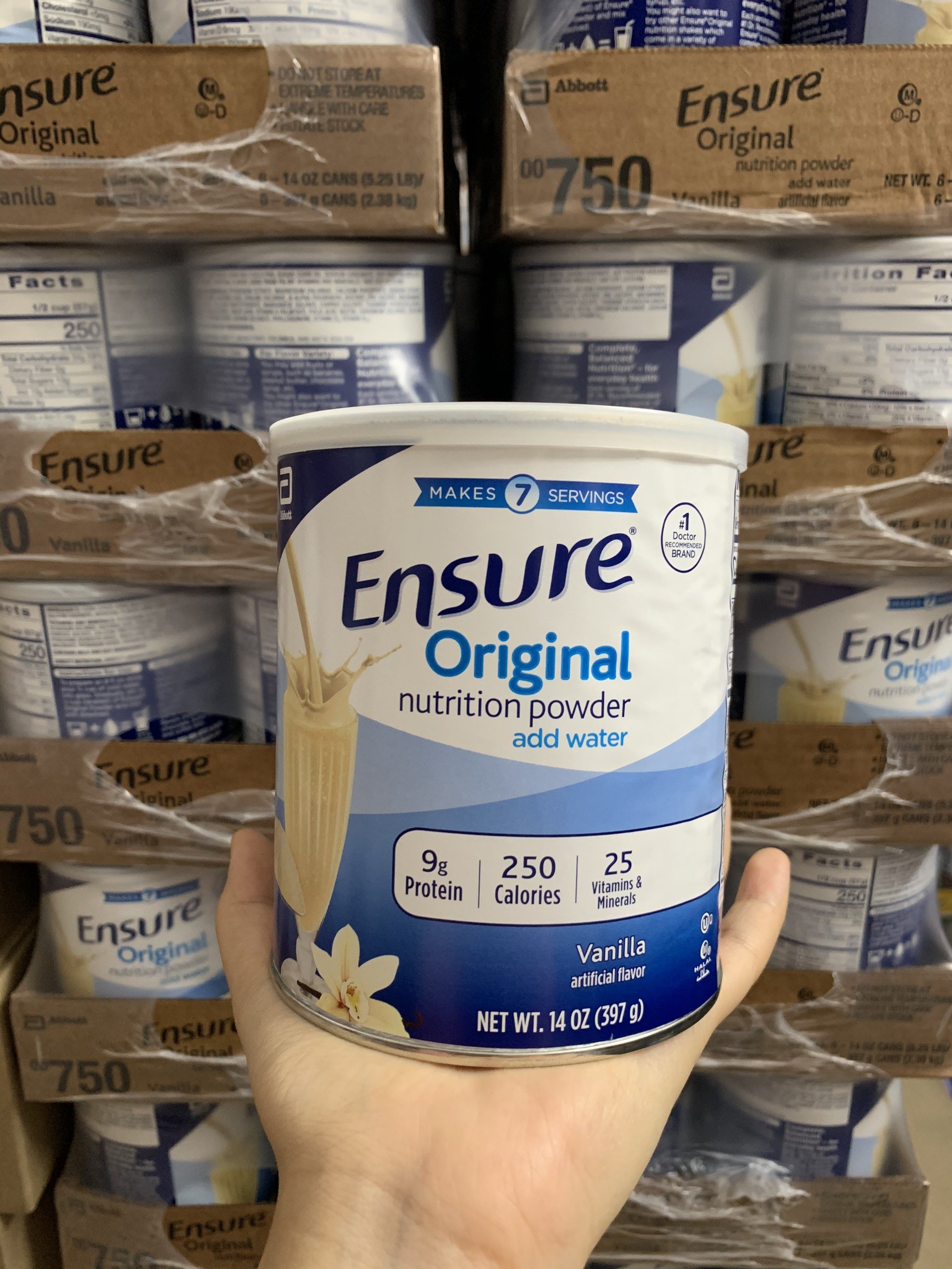 [HOT MẪU MỚI ] COMBO 30 HỘP ENSURE ORIGINAL NUTRITION POWDER 400G - DATE 11.2025