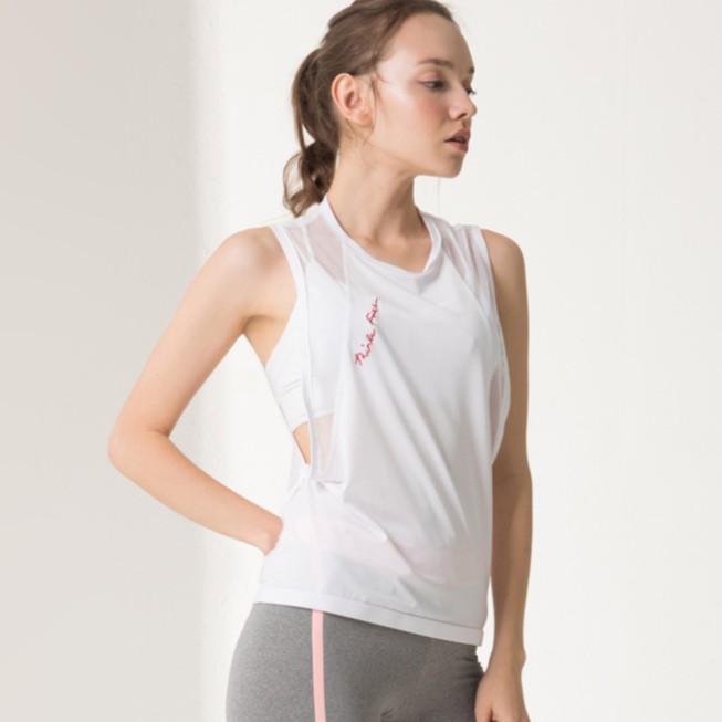 Áo tank top phối lưới