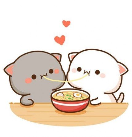 Sét 30-60 sticker mèo mochi ép lụa / hình dán mochi mèo