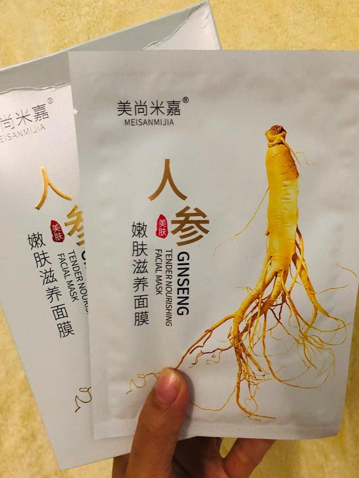[HCM]{COMBO 2 MẶT NẠ}GADO MẶT NẠ NHÂN SÂM MEISANMIJA GINSENG